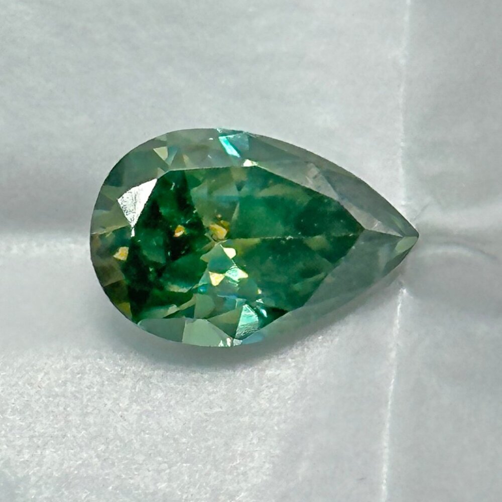 Large 2 Carat Green Diamond